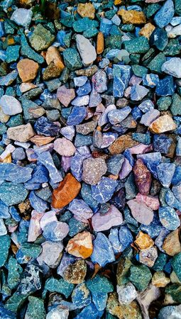 Small stone colors close up view.の素材