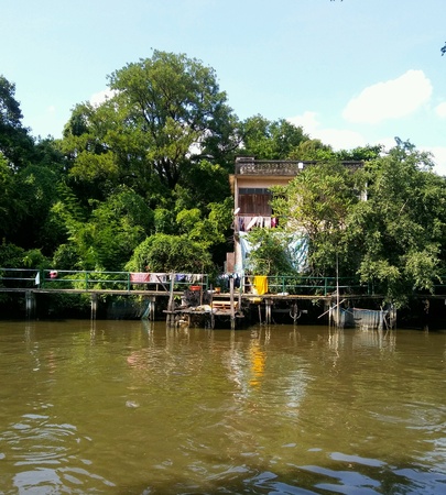 Vintage home canal and folkwaysの素材
