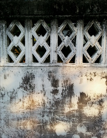 Black and white brick block ventの素材