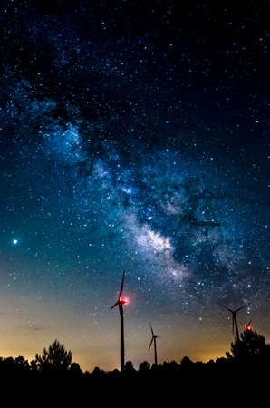Milky way in summer. Milky way in summer.の写真素材