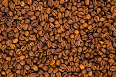 Coffee on grunge wooden backgroundの写真素材
