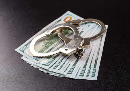 Concept For Corruption, Crime, Bribing, Fraudの写真素材