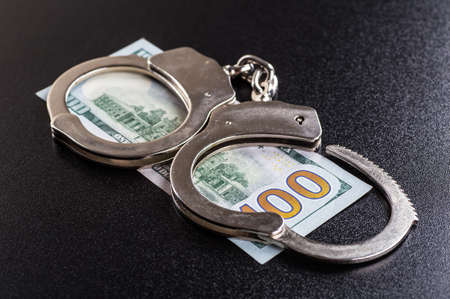 Concept For Corruption, Crime, Bribing, Fraudの写真素材