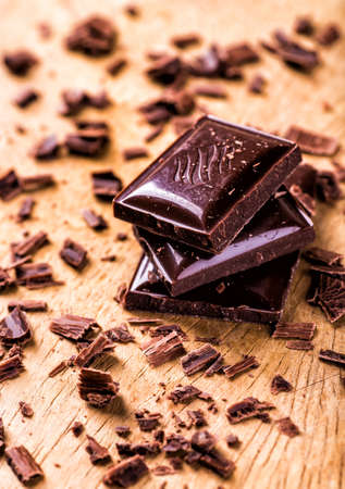 Chocolates background.Chocolate with nutsの写真素材