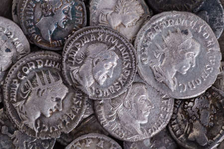 Ancient coin of the Roman Empire.の写真素材