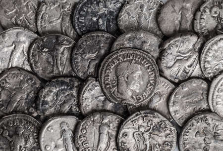 Ancient coin of the Roman Empire.の写真素材