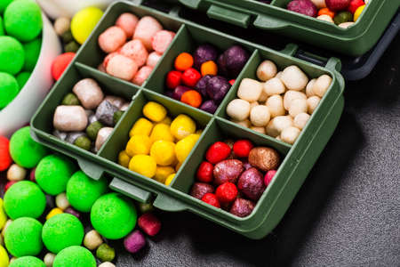 catch carp on baitsの写真素材