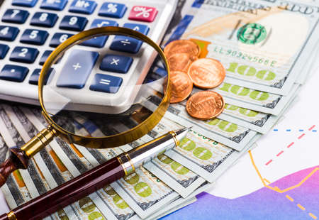 Business accounting,financial business strategyの写真素材