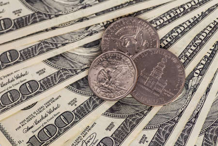 Money American dollar bills