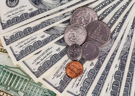 Money American dollar bills