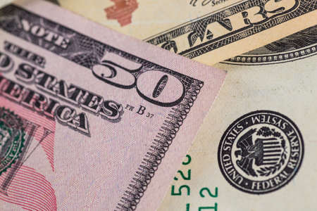 Money American dollar bills