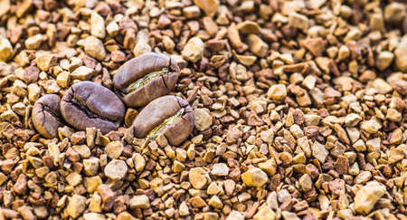 Closeup of coffee beansの写真素材