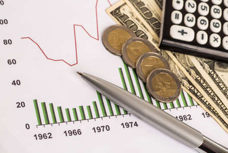 accounting, financial business strategyの写真素材