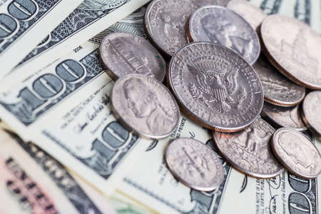 Money American dollar bills
