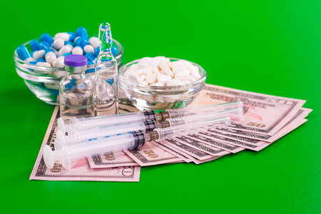 Variety of medicines and drugs