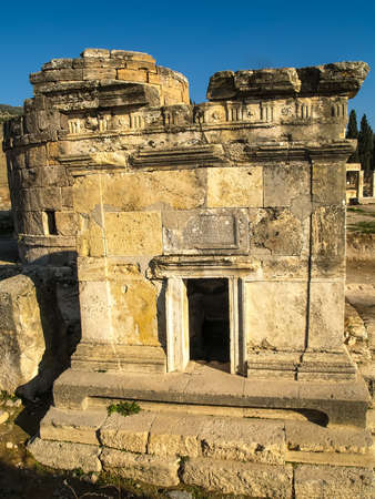 Aqueducts in the ancient city of Aspendos in Antalya, Turkey.の写真素材