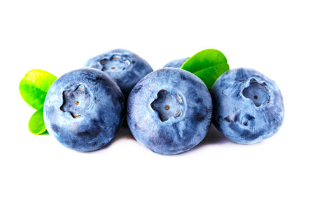 Blueberry macro studio photo. Blueberry antioxidant organic superfood in a bowl concept for healthy eating and nutritionの写真素材