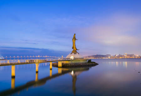 Kun lam macau city skylineの写真素材