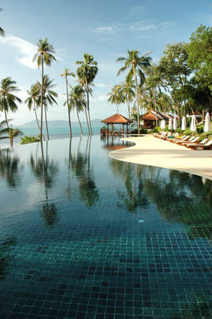 Hotel Swimming poolのeditorial素材