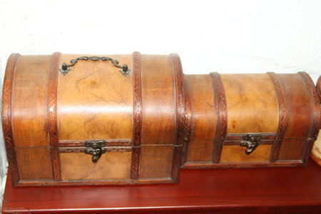 set chests on the shelf space