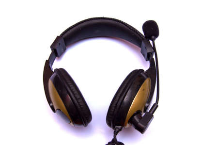 Headphones Isolated on a White Background 