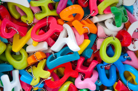 plastic toy characters の写真素材