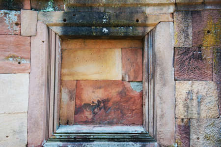 Pattern of old stone Wall Surfaced 