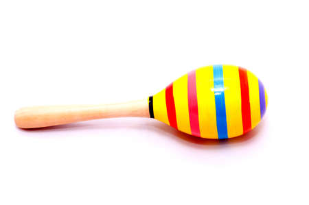 Mexican maracas isolated on  white background