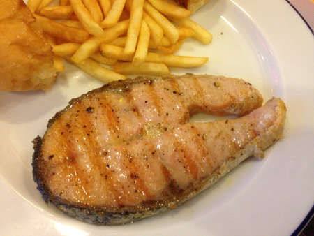 Salmon steakの素材