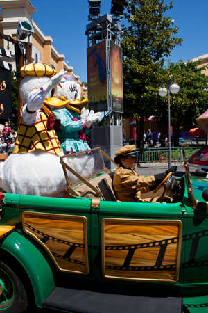 Paris, 1 June 2011: Disney Stars and Cars Paradeのeditorial素材