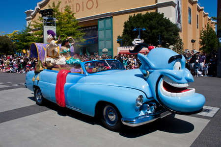Paris, 1 June 2011: Disney Stars and Cars Paradeのeditorial素材