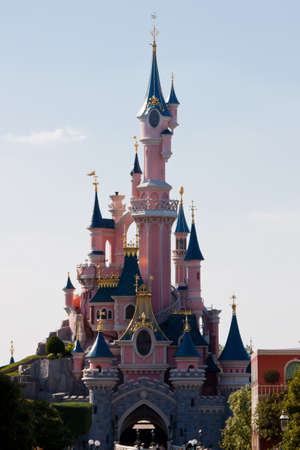 Paris, France, 01 June 2011 - Disneyland Paris Castleのeditorial素材