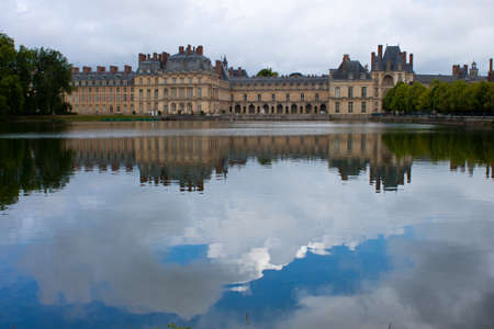 Chateau de Fontainebleau, residence of Napoleon I, Parisのeditorial素材