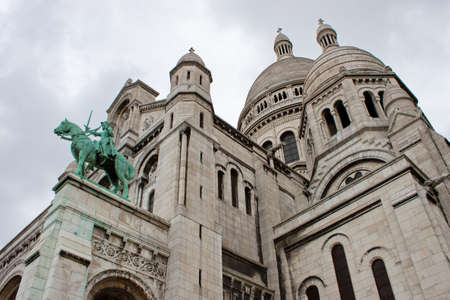 Basilica of the Sacred Heart, Parisの写真素材