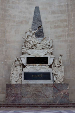 Turenne tomb at Les Invalides in Paris.のeditorial素材