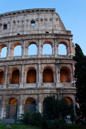 The Colosseum, also called Flavian Amphitheatre, in Rome, Italyのeditorial素材