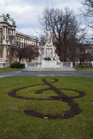 Mozart Memorial in Vienna, Austriaのeditorial素材