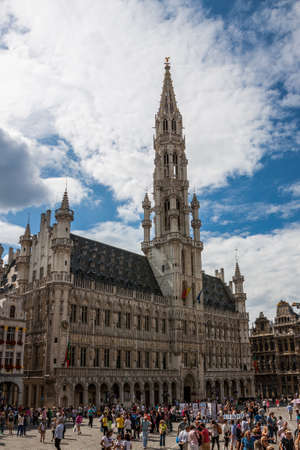 Brussels, Belgium, 03 August 2012 - The Grand Place in Brussels.のeditorial素材