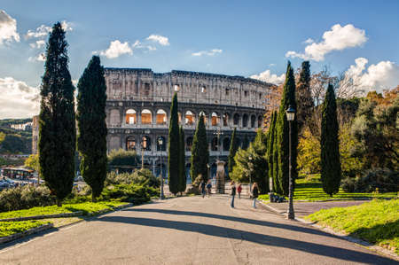 Colosseum in Rome, Italyの写真素材