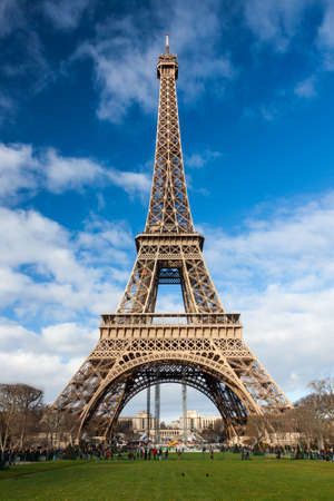 Eiffel Tower in Paris, France.の写真素材