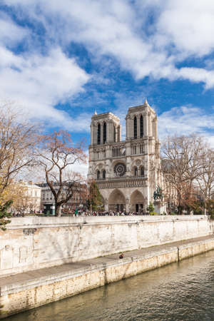 Notre Dame de Paris, France.の写真素材