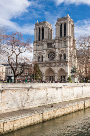Notre Dame de Paris, France.の写真素材