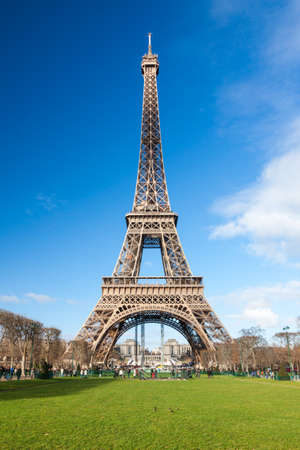 Eiffel Tower in Paris, France.の写真素材