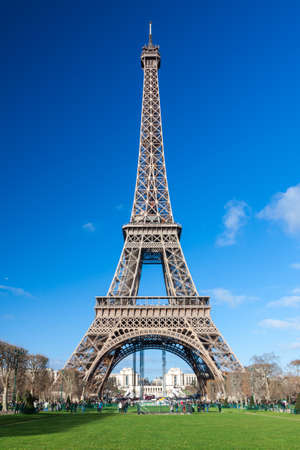 Eiffel Tower in Paris, France.の写真素材