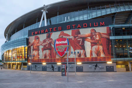 London, England, July 31, 2013 - Emirates Stadium  Ashburton Grove, known for sponsorship reasons as the Emirates Stadium or simply The Emirates, is the home of Arsenal のeditorial素材