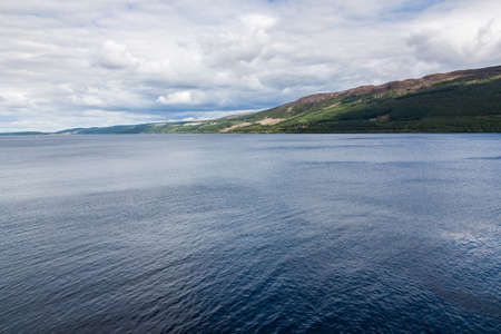 Loch Ness in the Scottish Highlands, Scotlandの写真素材