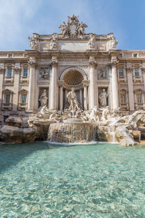 Trevi Fountain in Rome, Italyの写真素材