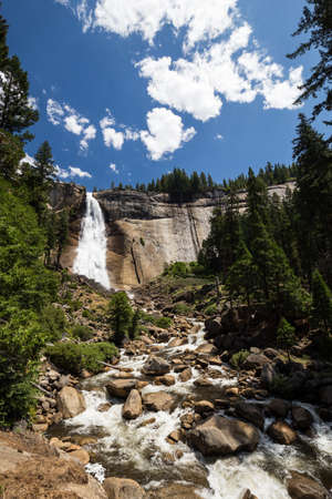 Nevada Fall in Yosemite National Park, California, USA.の写真素材