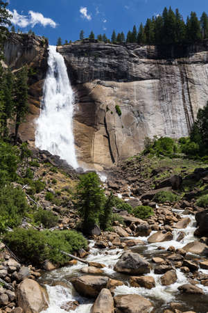 Nevada Fall in Yosemite National Park, California, USA.の写真素材