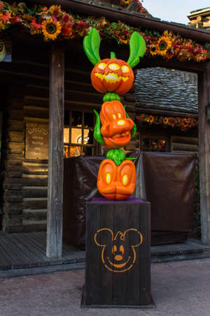 Disneyland Paris during Halloween Celebrationsのeditorial素材